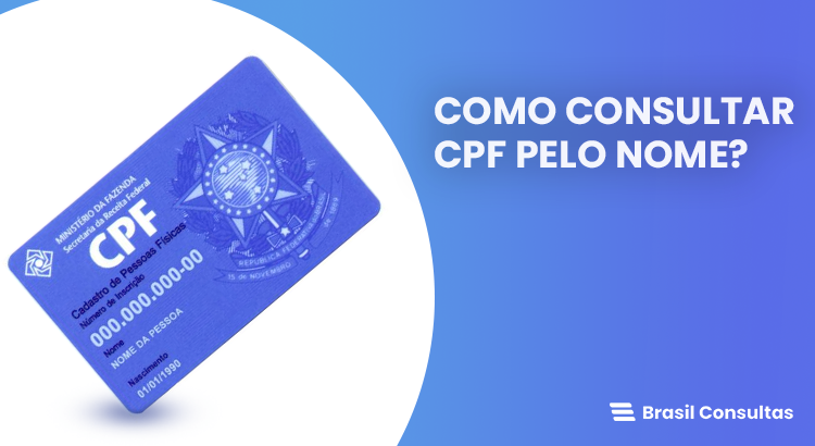 como conultar cpf pelo nome?